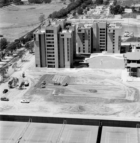 Aerial view of Muir College, UC San Diego