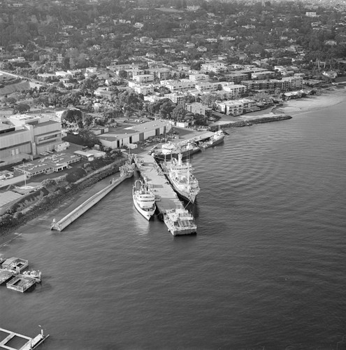 Aerial view of Nimitz Marine Facility, Scripps Institution of Oceanography, UC San Diego