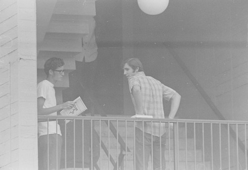 Students protesting against the Vietnam War, Urey Hall, UC San Diego