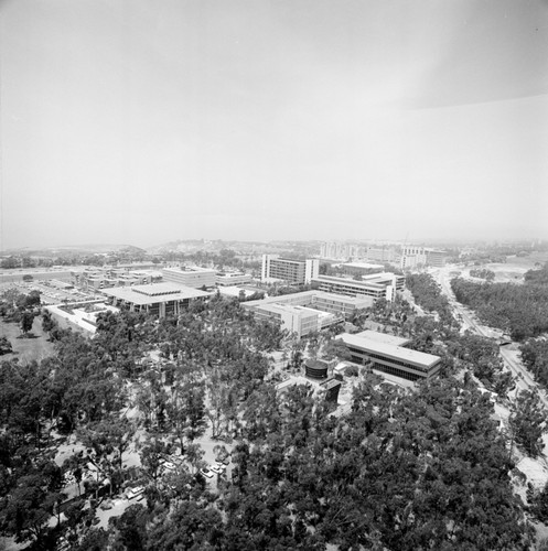 Aerial view of Revelle College campus, UC San Diego