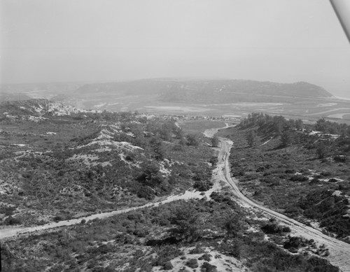 Aerial view of Torrey Pines State Reserve, La Jolla