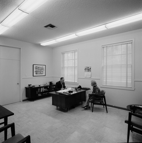 A. Dale Cobb's office (interior, looking northeast), Building 256, UC San Diego