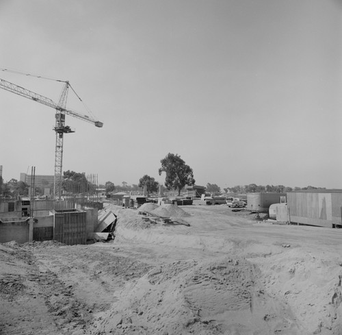 Construction on the campus of UC San Diego