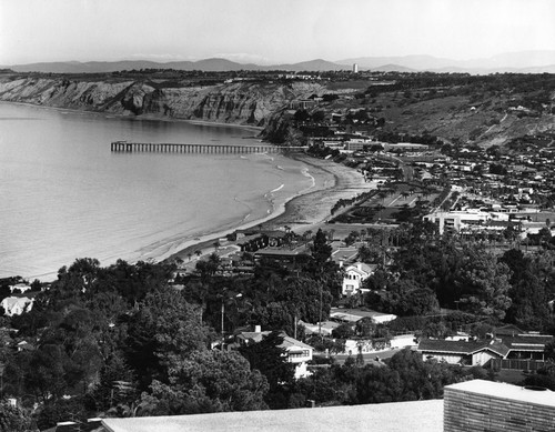 Scripps Institution of Oceanography and La Jolla taken from Mt. Soledad (looking north)