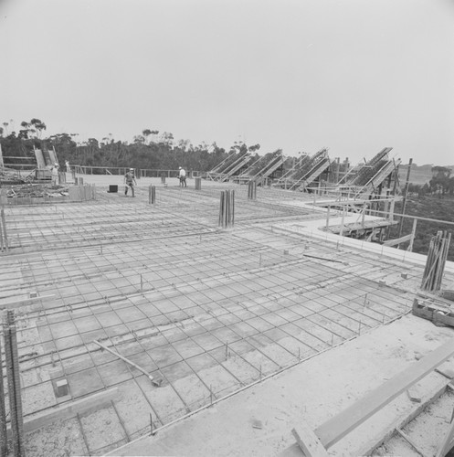 Construction of Geisel Library, UC San Diego