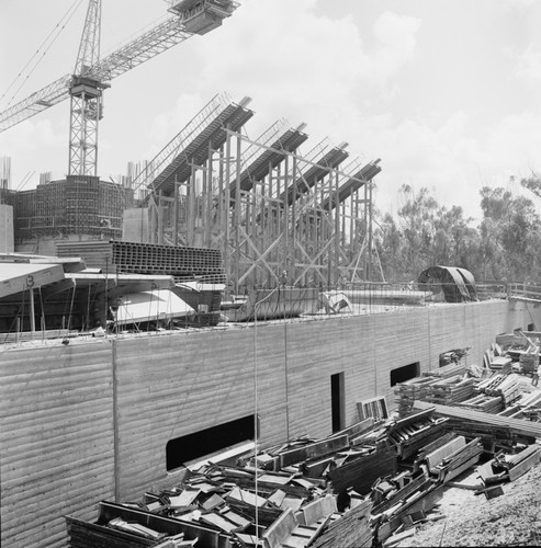 Construction of Geisel Library, UC San Diego