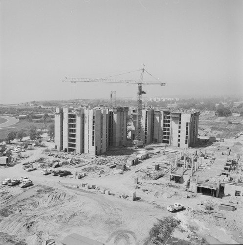 Aerial view of construction, UC San Diego