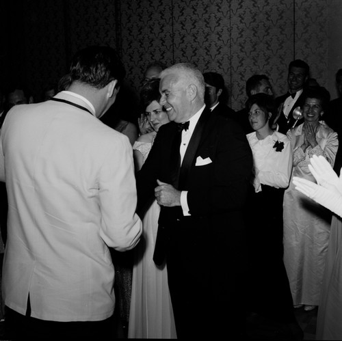 Chancellor William J. McGill with group at the UC San Diego Faculty Ball