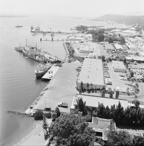 Aerial view of Nimitz Marine Facility, Scripps Institution of Oceanography, UC San Diego