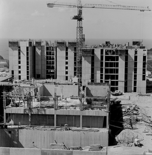 Construction on UC San Diego campus