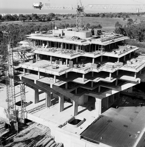 Construction of Geisel Library, UC San Diego