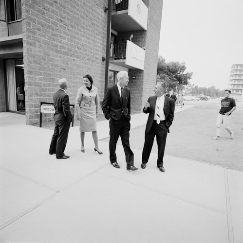 John S. Galbraith and Edward Goldberg at Galbraith's installation as UC San Diego chancellor