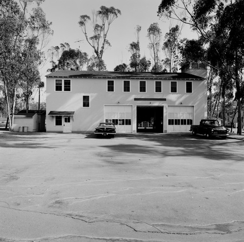 Camp Matthews building, later turned over to UC San Diego and used as a fire station