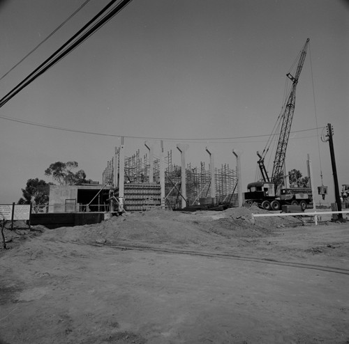 Construction on the campus of UC San Diego