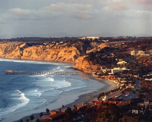 Aerial view of Scripps Institution of Oceanography and La Jolla