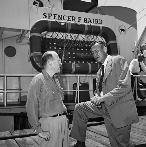 R/V Spencer F. Baird departing for Transpac Expedition