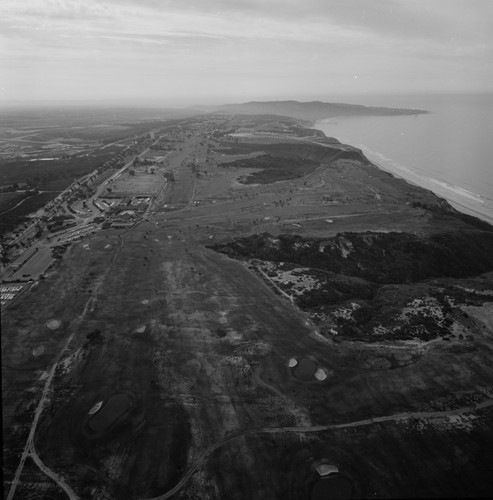 Aerial view of Torrey Pines Golf Course