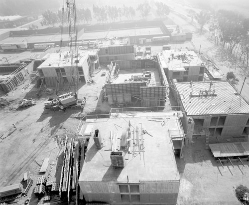 Aerial views of Muir College construction, UC San Diego