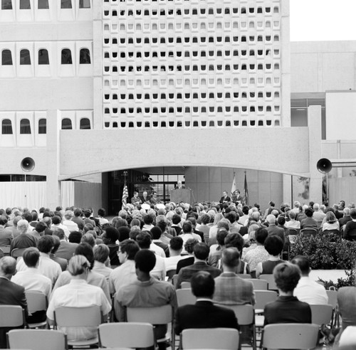 Dedication of Basic Science Building, UC San Diego