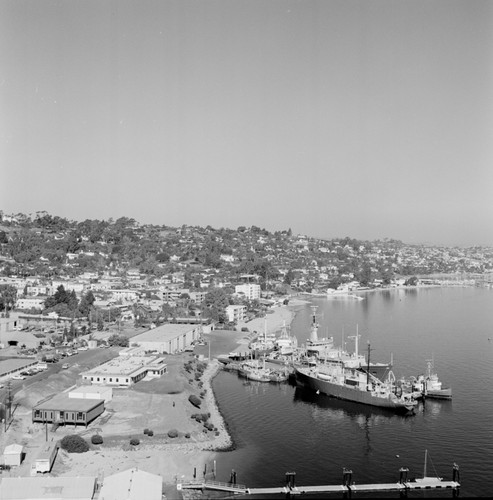 Aerial view of Nimitz Marine Facility, Scripps Institution of Oceanography, UC San Diego