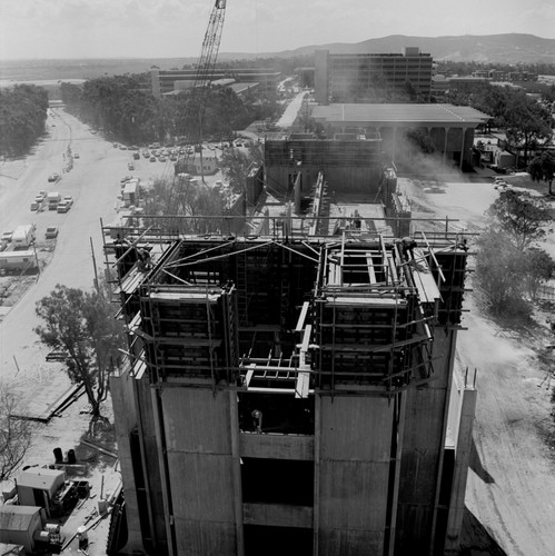 Construction on UC San Diego campus