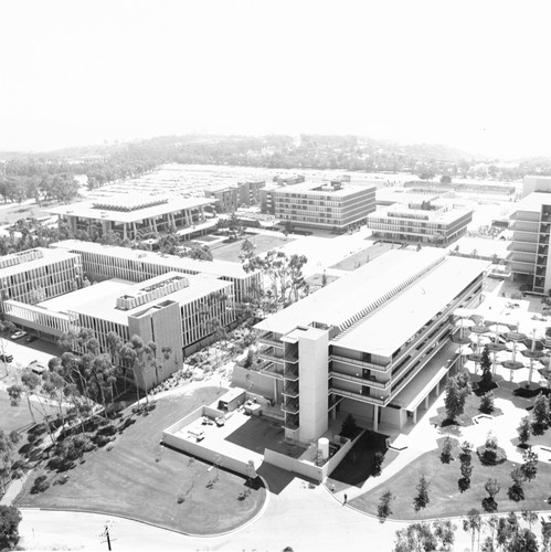 Aerial view of Revelle College campus, UC San Diego