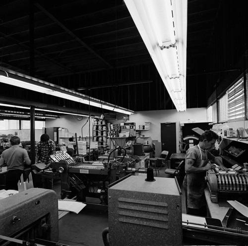 Central Duplicating Center (interior), UC San Diego