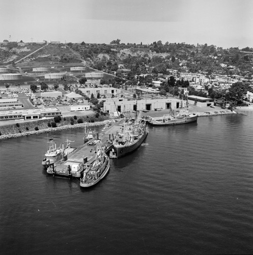 Aerial view of Nimitz Marine Facility, Scripps Institution of Oceanography, UC San Diego