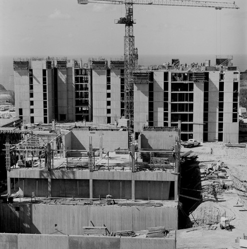 Construction on UC San Diego campus