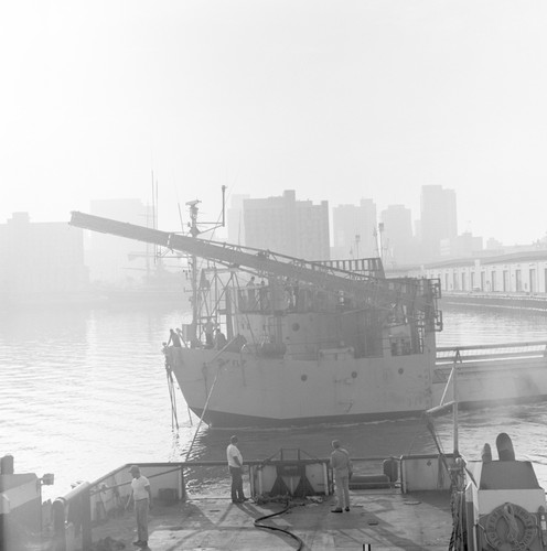 R/P FLIP docking at B Street Pier, San Diego