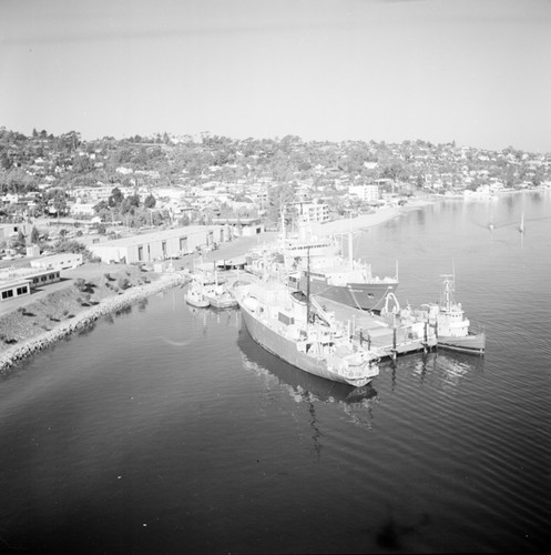 Aerial view of Nimitz Marine Facility, Scripps Institution of Oceanography, UC San Diego