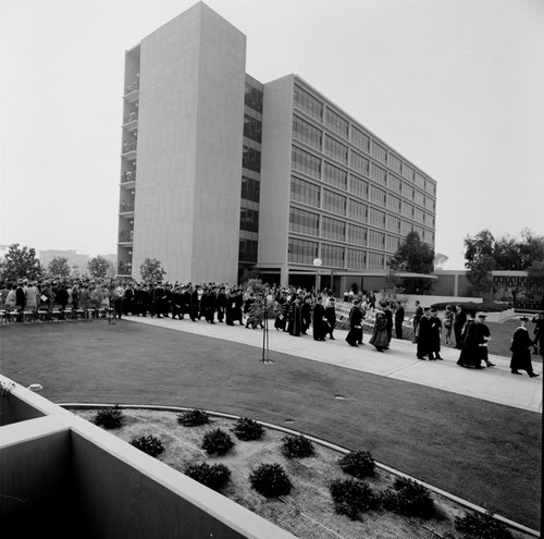 Academic procession at the installation of John S. Galbraith as UC San Diego Chancellor