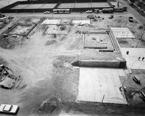 Construction of Muir College campus, UC San Diego