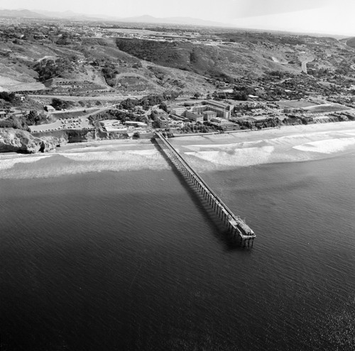 Aerial view of Scripps Institution of Oceanography (looking east)