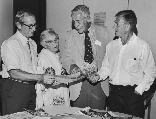 MidPac and Capricorn Expediditons reunion: H. William Menard, Helen Raitt, Roger Revelle and Walter Munk