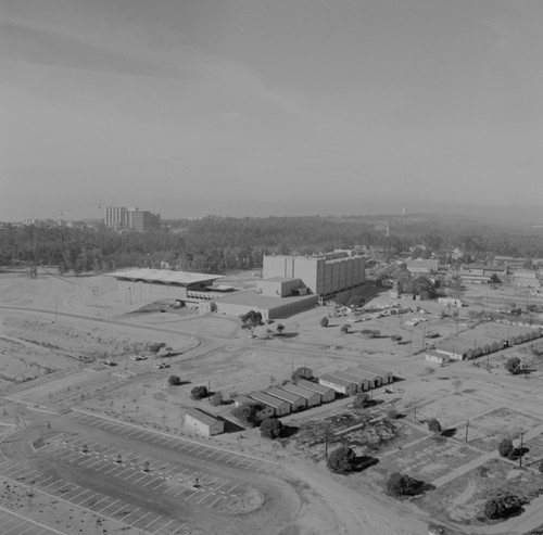 Aerial view of Basic Science Building, UC San Diego