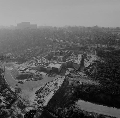 Construction of Geisel Library, UC San Diego