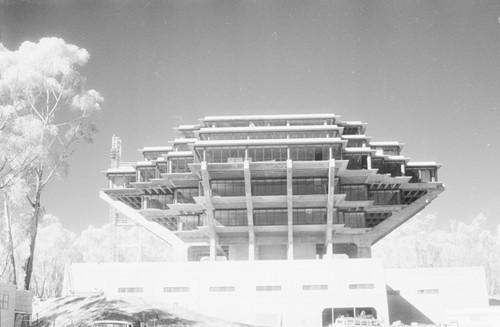 Newly constructed Geisel Library, UC San Diego