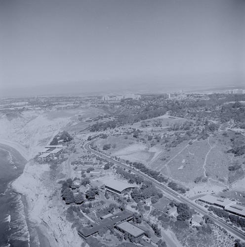 Aerial view of Scripps Institution of Oceanography and UC San Diego