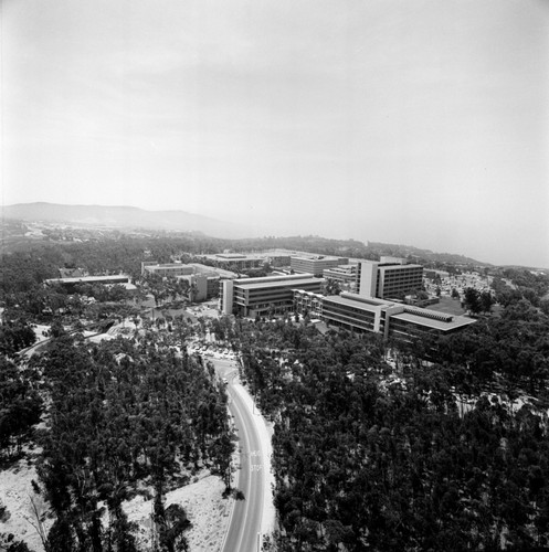 Aerial view of Revelle College campus, UC San Diego