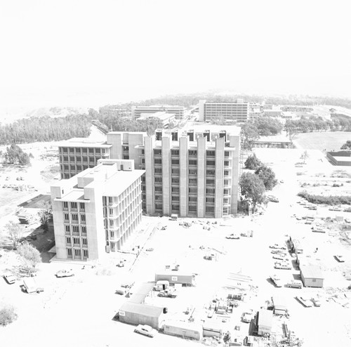 Aerial view of new Muir College dormitories, UC San Diego