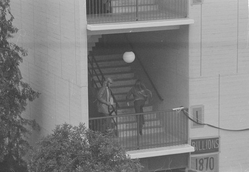 Students protesting against the Vietnam War, Urey Hall, UC San Diego