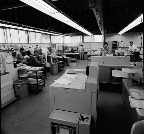 Central Duplicating Center (interior), UC San Diego