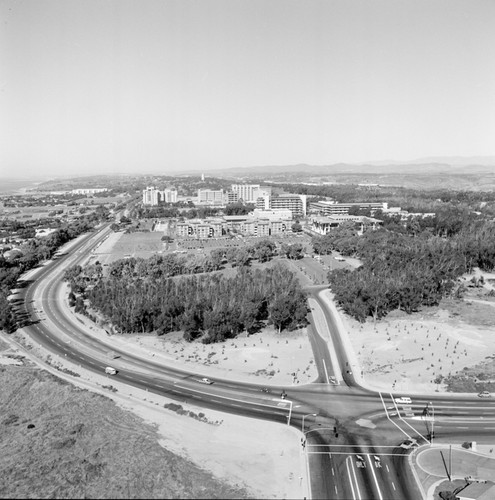 Aerial view of Revelle College and the rest of the UC San Diego campus (looking north)