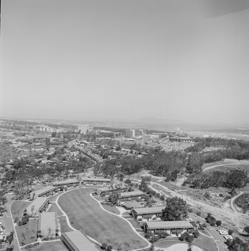 Aerial view of UC San Diego campus