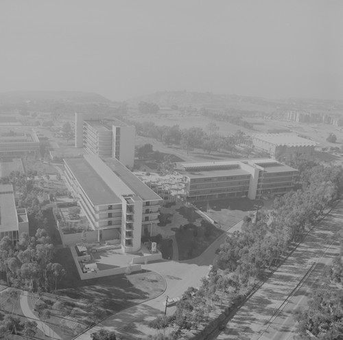 Aerial view of UC San Diego campus