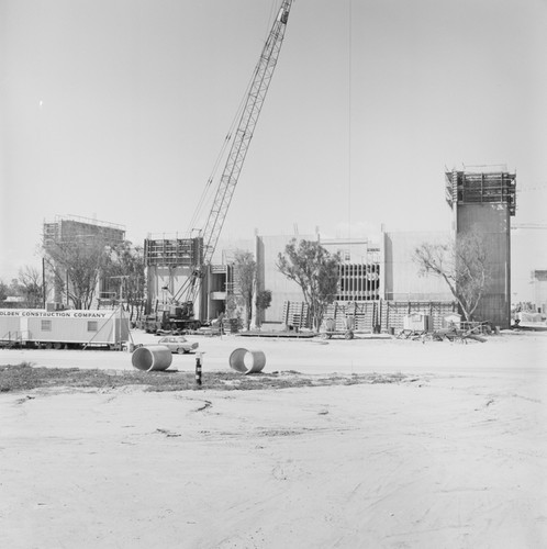 Construction on UC San Diego campus