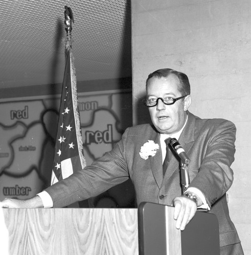 Herbert York at Library dedication, UC San Diego