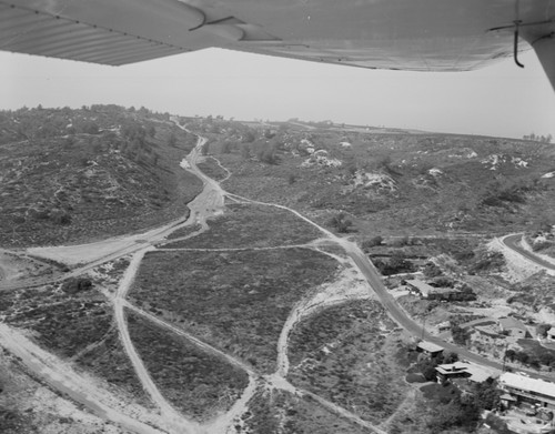 Aerial view of Torrey Pines State Reserve, La Jolla