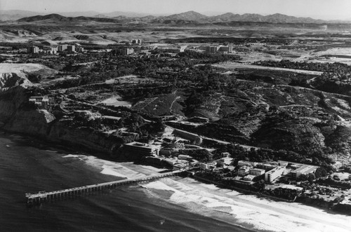 Aerial view of Scripps Institution of Oceanography and UC San Diego